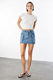 Kısa Kollu Kadın Crop T-shirt CROP-T-SHIRT