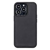Smcase iPhone 12 Pro Max Kılıf Hakiki Deri 2-1 Kartlıklı Cüzdan
