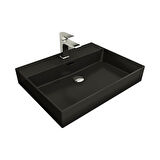 Bocchi Milano 60 cm Lavabo 1376-004-0126 Mat Siyah