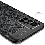 Smcase Xiaomi Redmi 10 2022 Kılıf Kamera Korumalı Deri Dokulu Silikon