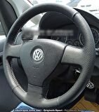 Volkswagen Caddy 2007-2010 Araca Özel Dikmeli Direksiyon Kılıfı 
