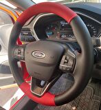 Ford Focus 4 Araca Özel Dikmeli Direksiyon Kılıfı 2018-2022