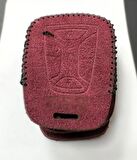 Scania R500 R540 Uyumlu Hakiki Deri Kumanda Kabı Tüylü Bordo