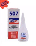 Osaka 507 Japon Yapıştırıcısı Hızlı Güçlü Süper Yapıştırıcı 17 Gr