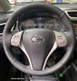 Nissan Qashqai 2012 2015 Araca Özel Direksiyon Kılıfı (SOFT NOKTA BENTLEY)