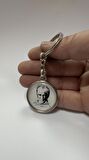 ATATÜRK Resimli Yazılı Metal Anahtarlık Çift Yönlü (1 ADET)