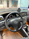 Toyota Corolla 2002-2008 Araca Özel Direksiyon Kılıfı (NUBUK KARBON YÜZÜKLÜ)
