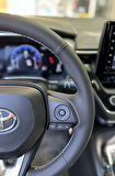 Toyota Corolla 2020-2024 Araca Özel Direksiyon Kılıfı (NAPA DERİ GRİ İP)