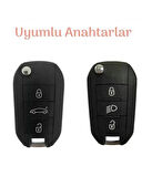 Citroen C4 C4l Kaktüs C3 C6 C8 Silikon Anahtar Kılıfı 2.Resime Bakınız