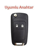 Opel Astra Corsa D Corsa E Insignia Mokka Meriva 2 Tuşlu Silikon Anahtar Kılıf 2.resime Bakınız
