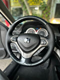 Honda Accord 2008 Araca Özel Dikmeli Direksiyon Kılıfı (KRİSTAL KARBON SOFT NOKTA)