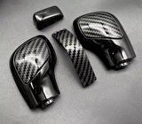 Dsg Vites Topuzu Yenileme 4 Parça  Golf 7 7.5 Leon Passat B8 B7 2013-2020 Karbon Desenli