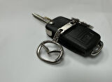 Mazda 3D Gümüş Renk Oto Anahtarlık