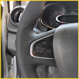 Clio 4 FAZ 2 Araca Özel Direksiyon Kılıfı (GRİ DİKİŞ)