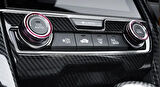 HONDA Civic 10. Nesil 2016-2021 için Premium Karbon Fiber Paneli Kapak Süsü 6. RESME BAKINIZ