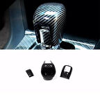 Honda Civic Fc5 Fk7 İçin Uyumlu Karbon Desenli Vites Topuzu 3'LÜ SET