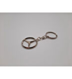 Mercedes 3D Metal Anahtarlık. Çift Taraflı
