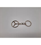 Mercedes 3D Metal Anahtarlık. Çift Taraflı