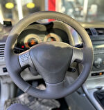 Toyota Corolla 2008-2009 Araca Uyumlu Direksiyon Kılıfı (ORTA GÖBEKLE AYNI RENK)