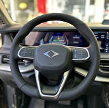 Togg Araca Özel Dikmeli Direksiyon Kılıfı NOKTA DÜZ SİYAH DİKİŞLİ