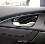 HONDA Civic FC5 FK7 2016-2019 İçin Kapı Kolu Yapıştırmalı Karbon  