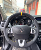 Renault Fluence Megane 3 Scenic Direksiyon Kılıfı Araca Özel SARI Yüzüklü