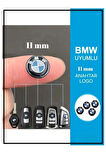 Bmw Uyumlu Anahtar Amblemi Logo 1 Adet 11 mm 1.1 cm Damla ETİKET