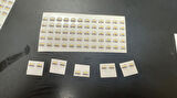 Chevrolet Logo Jant Torpido Direksiyon 9 mm 0.9 cm Damla Sticker Logo Seti 2 adet