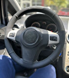 Opel Corsa D Araca Özel Direksiyon Kılıfı (NOKTA DÜZ GRİ İP) AÇIKLAMAYI OKUYUNUZ