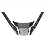Honda Civic FC5 FK7 Karbon Fiber Direksiyon Düğmesi Kaplama 2016-2020 6 PARÇA