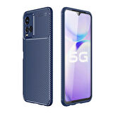 Smcase VİVO Y21S Kılıf Kamera Korumalı Negro Silikon  Nano Ekran Koruyucu
