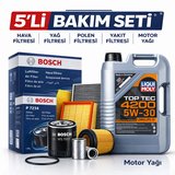 BOSCH Peugeot Boxer 2.2 Dizel Liqui Moly 4200 6 Lt Motor Yağı Filtre Seti (2006-2013) 5 Li