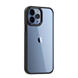 Smcase iPhone 13 Pro Kılıf Renkli Bumper Hybrid Krom Silikon