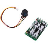 20A DC 10-60V PWM Motor Hız Kontrol Anahtarı Yüksek Güç Hız Kartı Sürücü Modülü Ayarlanabilir