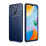 Gpack Xiaomi Poco C40 Kılıf Negro Karbon Kamera Korumalı Silikon Lüx