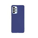 Smcase Samsung Galaxy A73 Kılıf Mat Premier Silikon  Nano Ekran Koruyucu