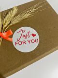 Just For You Kalpli Yuvarlak Yapışkanlı Etiket 4x4 cm 120 adet