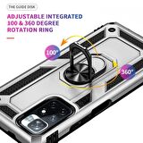Smcase Xiaomi Redmi Note 11 5G Kılıf Vega Yüzüklü Tank Silikon