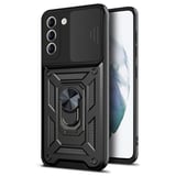 Gpack Samsung Galaxy S20 FE Kılıf Tank Aramid Sürgülü Vega YüzüklüNano 