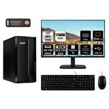 Acer Aspire TC1760 i3 12100 48GB 512GB SSD GT1030/4GB W11H DT.BHUEM.004 MASAÜSTÜ PC & 23.8" MONİTÖR