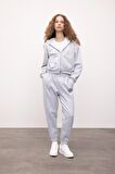 DeFacto Coool Standart Fit Kapüşonlu Basic Düz Kanguru Cepli Fermuarlı Sweatshirt Z7069AZ24WNGR210