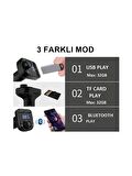 Pro X8 Araç Fm Transmitter 5.0 Bluetooth Araç Kiti Usb Mp3 Sd Kart Çakmaklık Girişli Araba Oto Teyp CAR