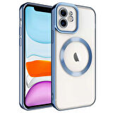 Gpack Apple iPhone 11 Kılıf Magsafe Wireless Şarj Özellikli Setro Renkli Silikon