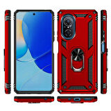 Gpack Huawei Nova 9 SE Kılıf Vega Sert Silikon Tank Standlı Yüzüklü MıknatıslıNano