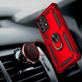 Gpack Samsung Galaxy A73 Kılıf Vega Sert Silikon Tank Standlı Yüzüklü MıknatıslıNano