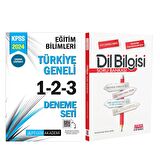 Pegem 2024 KPSS Eğitim Bilimleri Türkiye Geneli 3 Lü Deneme ve AKM Dil Bilgisi Soru Bankası Seti