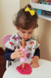 yorni 1-3 yaş, Zoo, Sıvı Geçirmez, Cırtlı, Makinede Yıkanabilir Yarım Kollu Bebek Çocuk Önlük
