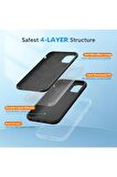 iPhone 13 Pro Uyumlu içi Kadife Lansman Silicone kılıf Full Koruma Sağlayan Kılıf (Siyah)