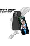 iPhone 13 Pro Uyumlu içi Kadife Lansman Silicone kılıf Full Koruma Sağlayan Kılıf (Siyah)