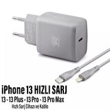  iPhone 13 Uyumlu Şarj Aleti HIZLI PD Şarj Cihazı Apple iPhone 13 Pro 13 Plus 13 Pro Max 25W HIZLI
